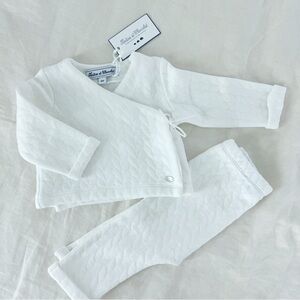 Tartine et Chocolat White Quilted Set